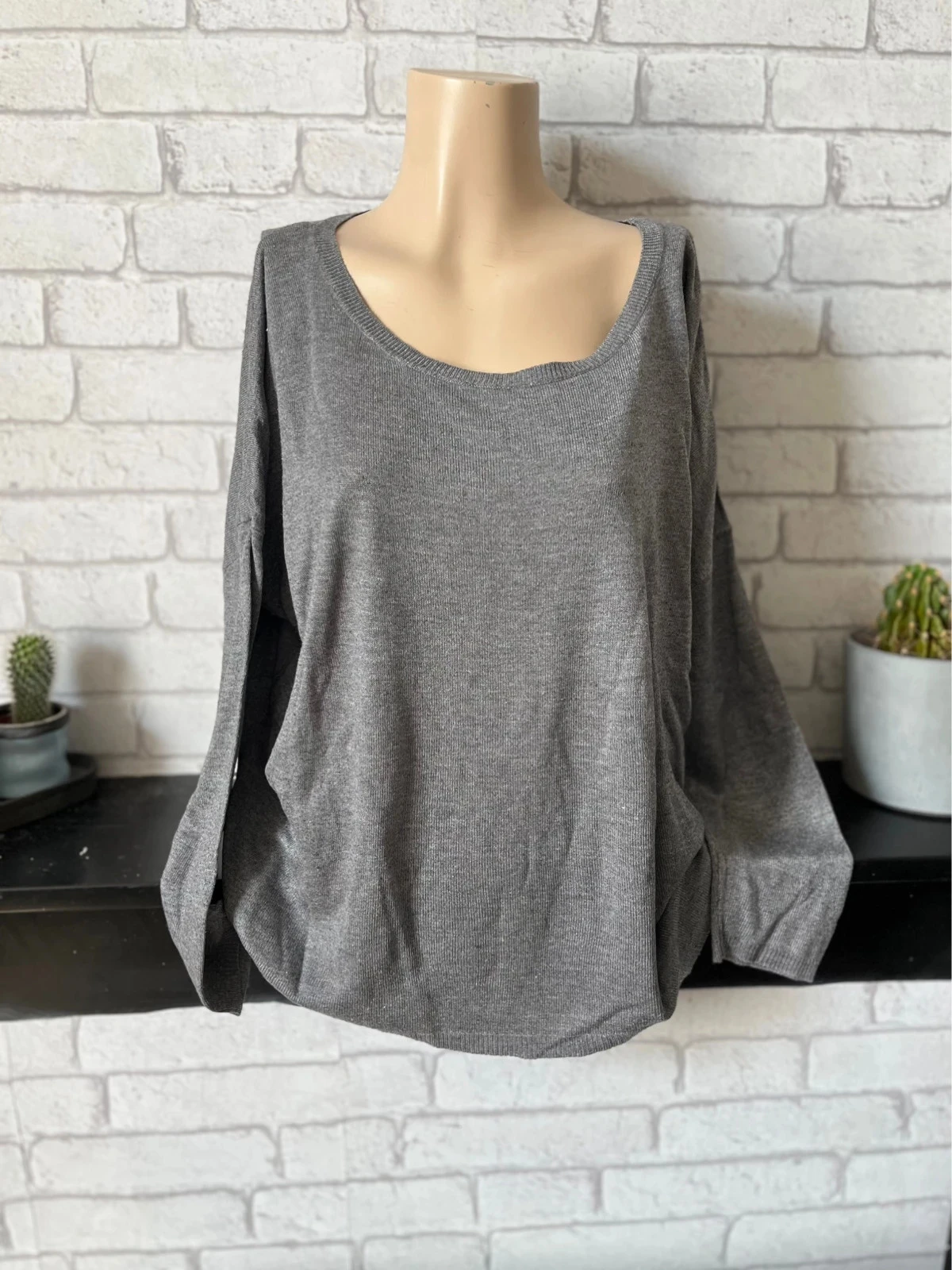 Pull fin gris Grain de Malice – Taille 40– Bon état